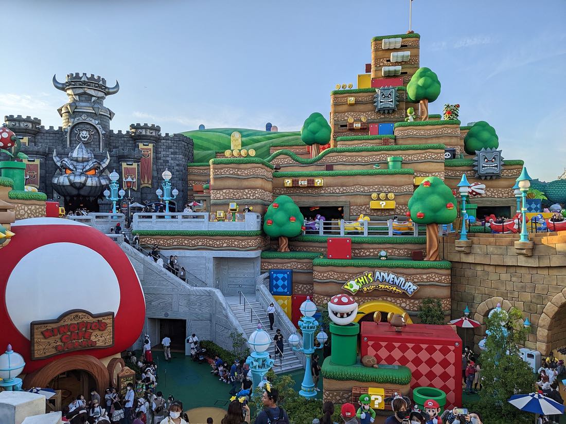 The Mario area of Super Nintendo World at Universal Studios Japan