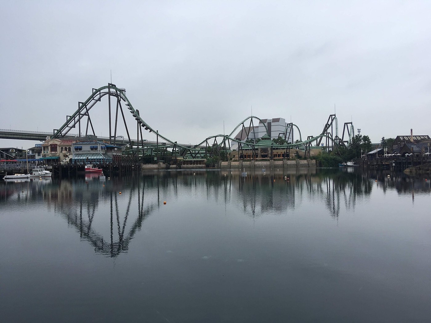 The Jurassic Park area at Universal Studios Japan